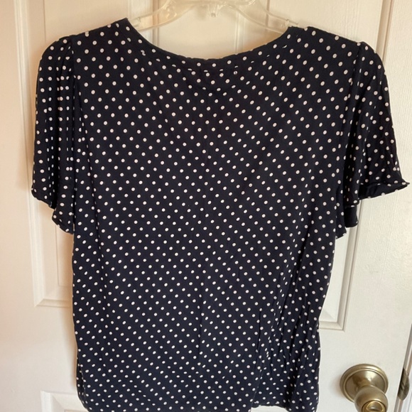 Women’s XL stretchy polka dot shirt - Picture 3 of 4